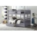 Lisa Double/Double Bunkbed Grey